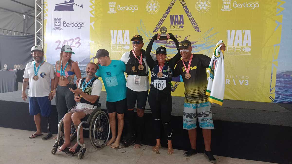 Atleta sebastianense é bicampeão brasileiro de canoa polinésia