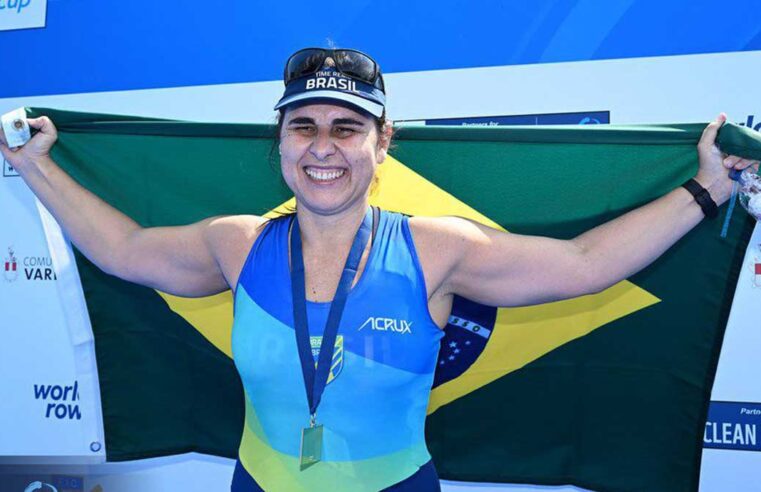 Brasil encerra Copa do Mundo de remo paralímpico com três medalhas