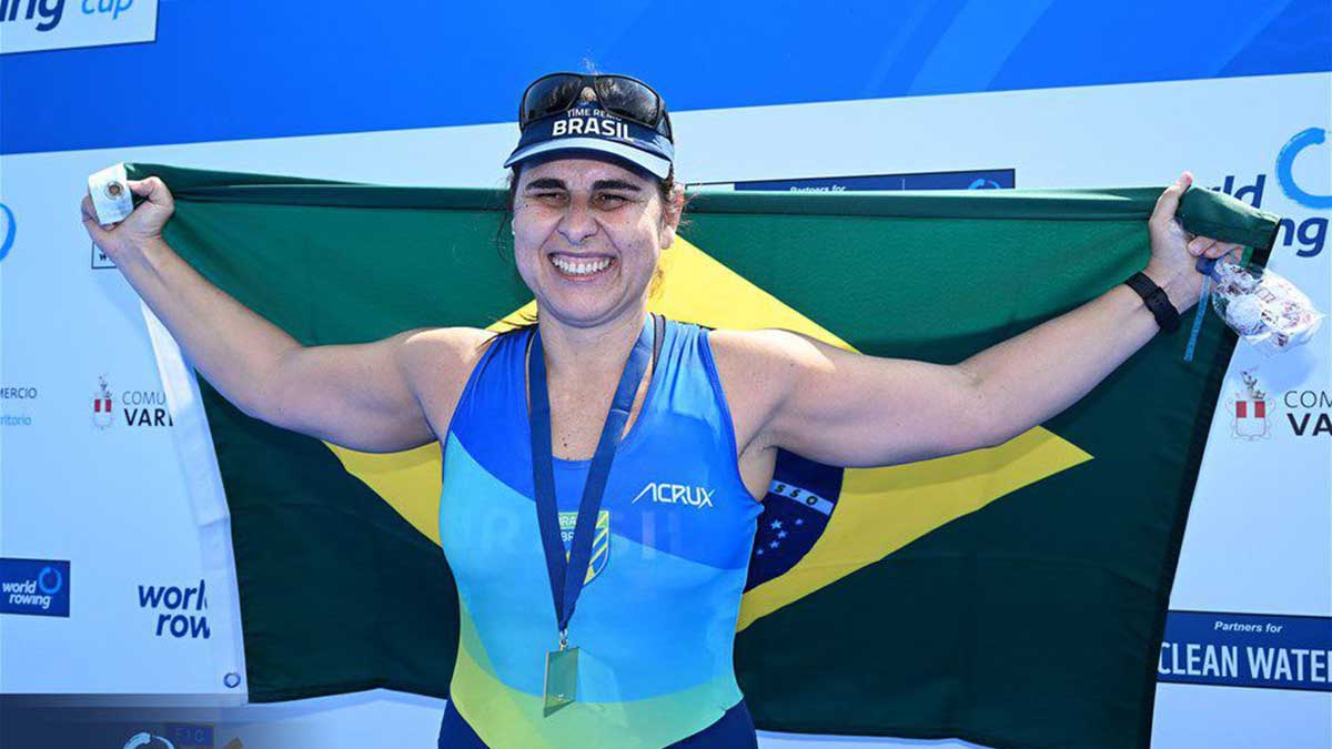 Brasil encerra Copa do Mundo de remo paralímpico com três medalhas