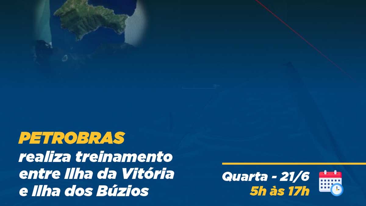 Petrobras realiza treinamento em Ilhas de Ilhabela nesta quarta (21)