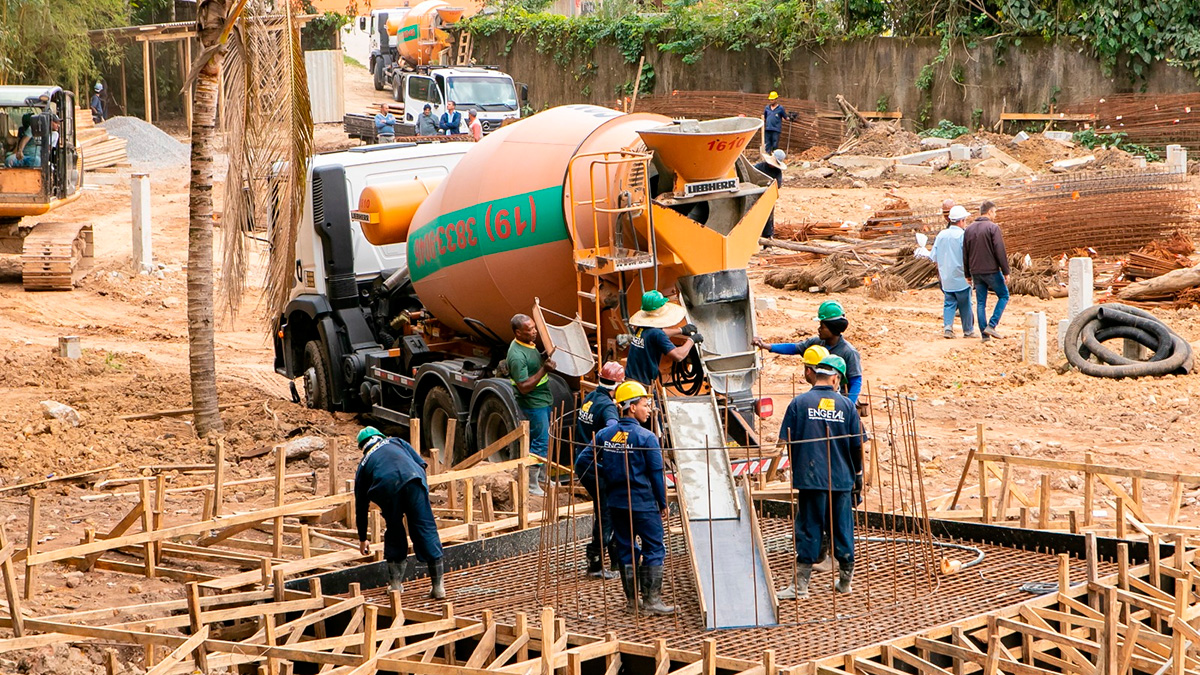 Obras de nova escola em Cambury avançam em São Sebastião