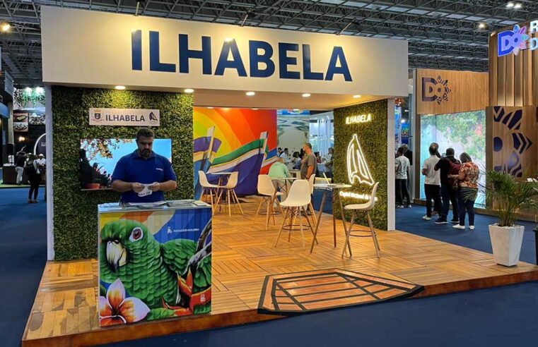 Ilhabela destaca potencial turístico na ABAV Expo 2023 no Rio de Janeiro