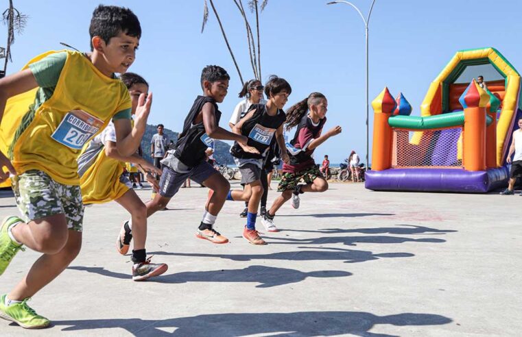 Agita Kids e Basquete 3×3 atrai mais de 700 pessoas em domingo ensolarado na Praça Pôr do Sol em São Sebastião