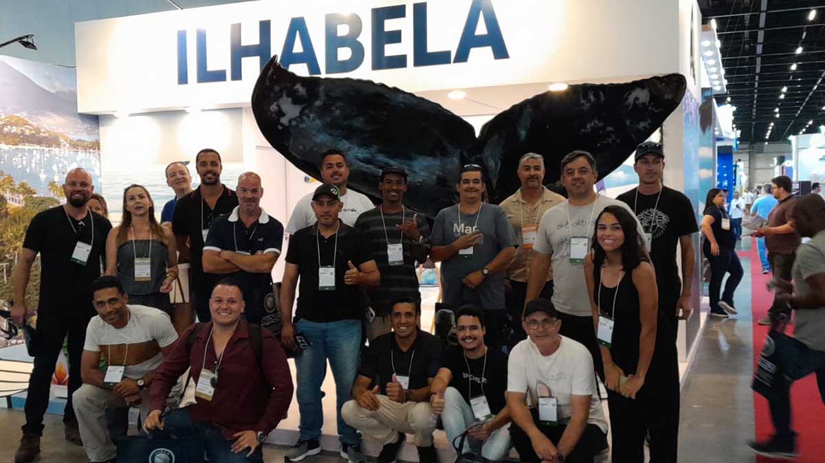 Ilhabela proporciona experiência enriquecedora para alunos da IETEC na São Paulo Boat Show