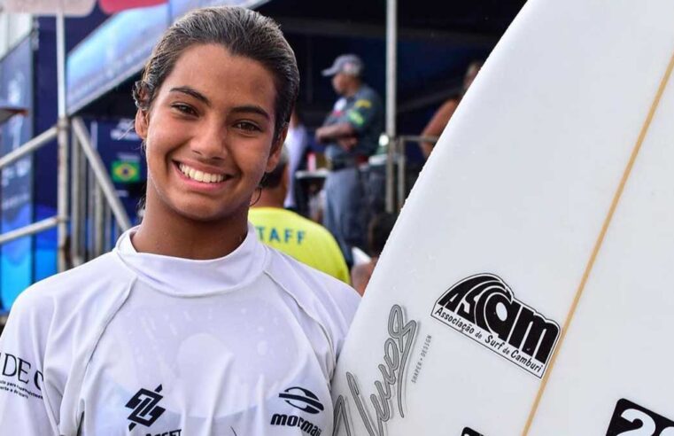 Surfista sebastianense é primeira bicampeã paulista Sub-18 na história do Hang Loose Surf Attack