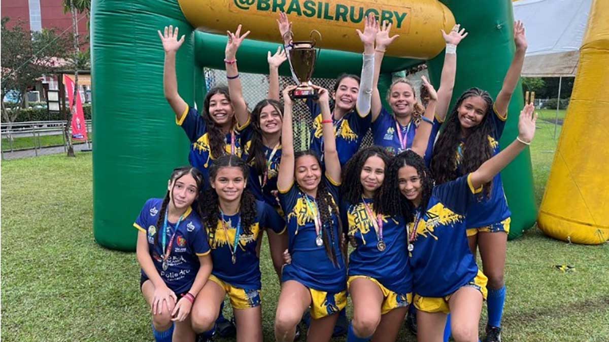 Rugby Feminino de Ilhabela conquista pódio na Copa São Paulo Juvenil