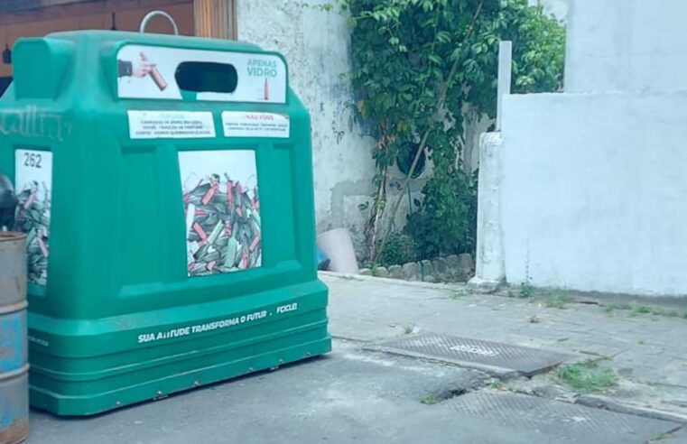 Ilhabela ganha três novos Pontos de Entrega Voluntária para descarte de vidros