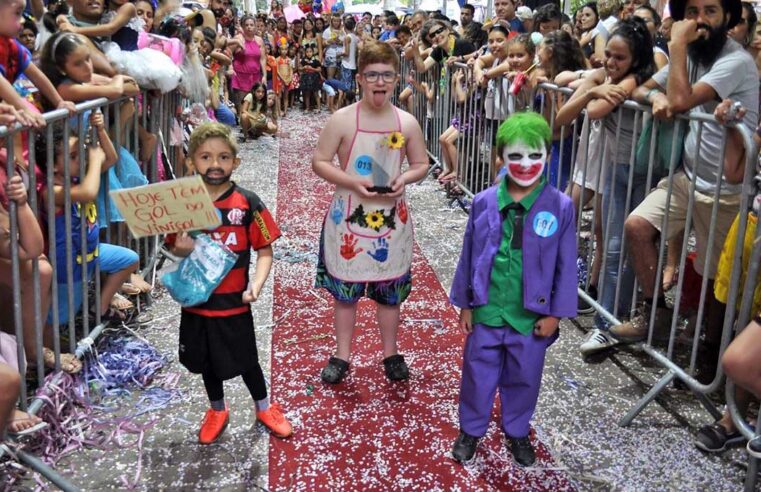 Praça do Coreto em São Sebastião recebe Concurso de Fantasia Infantil de Carnaval nos dias 12 e 13 de fevereiro