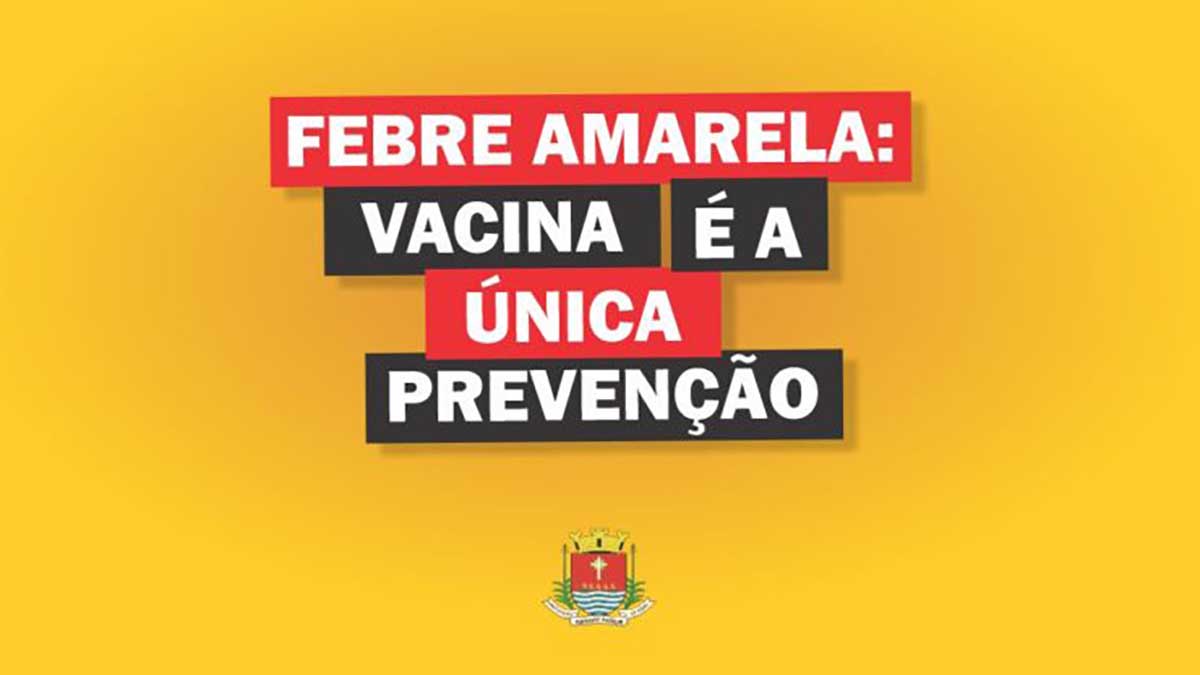 Secretaria de Saúde alerta para vacinação contra Febre Amarela em Ubatuba