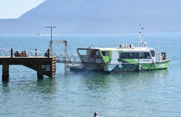 Praia Grande e Ponta Azeda entram na operação do Aquabus em Ilhabela