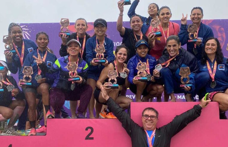 Equipe feminina de atletismo de São Sebastião conquista lugar mais alto na maratona Ultra BM