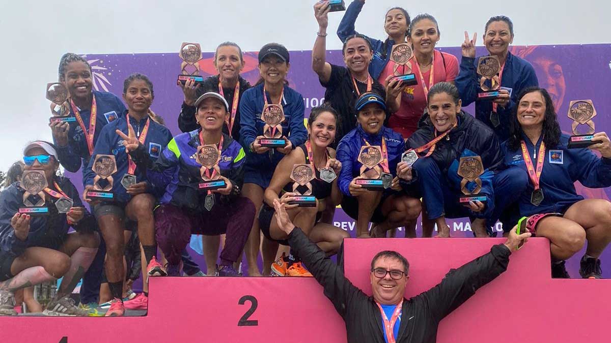 Equipe feminina de atletismo de São Sebastião conquista lugar mais alto na maratona Ultra BM