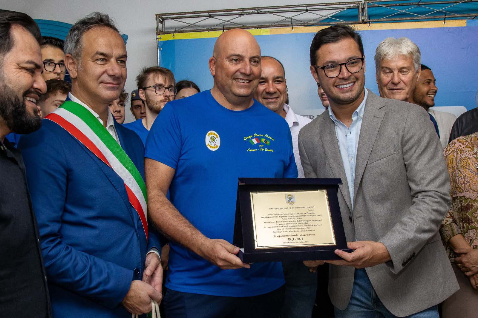 Comitiva italiana marca presença no 6º Festival Italiano de São Sebastião